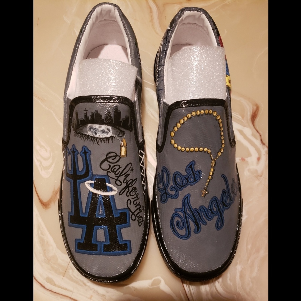 Hand painted shoes